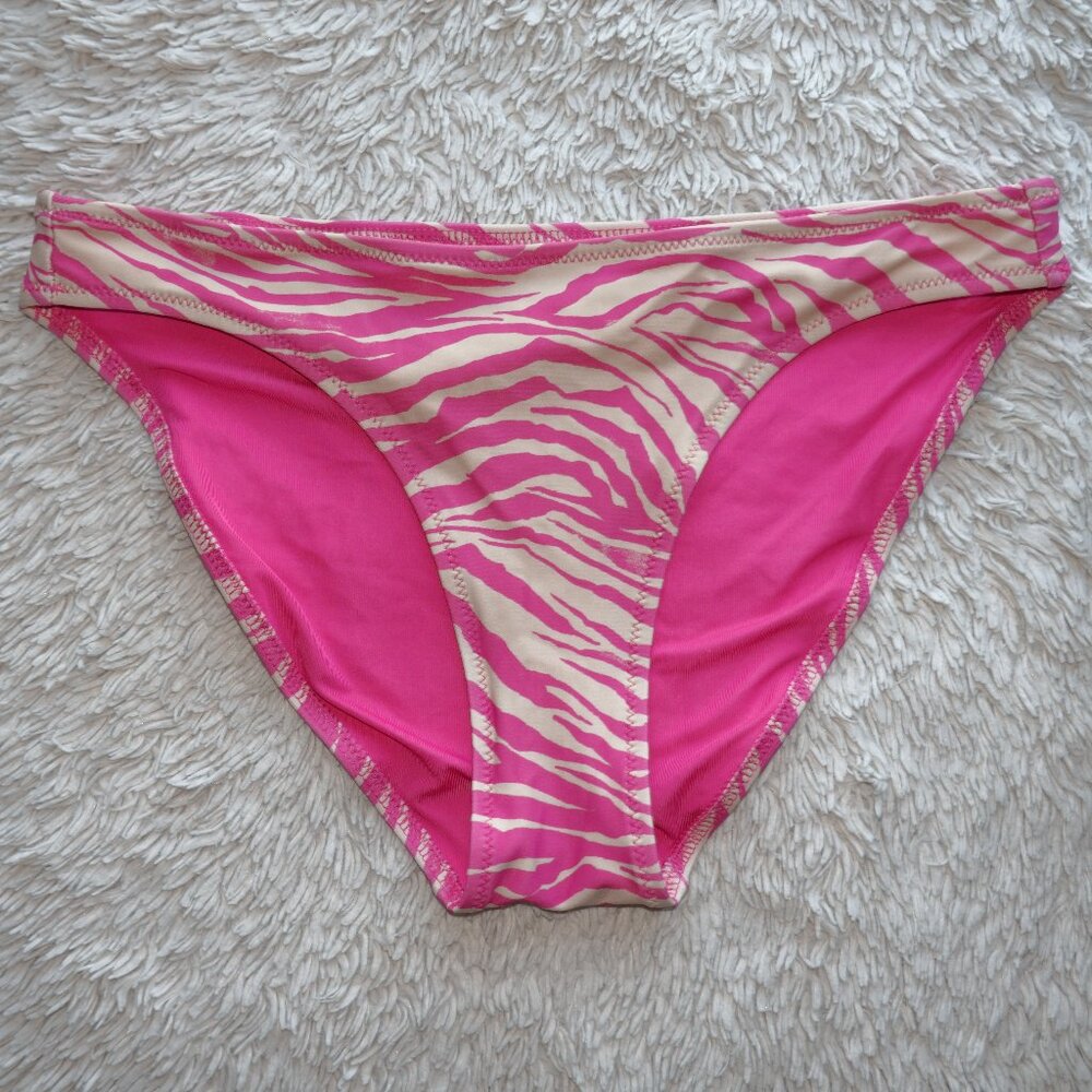 Women's Size XS Aerie The Classic Bikini Bottom, Raspberry Peak, Like New